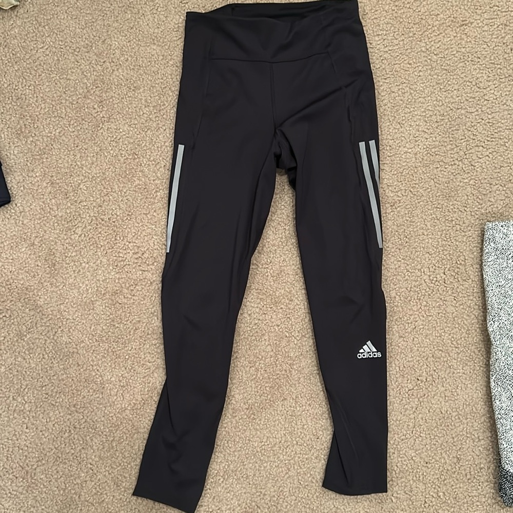 ADIDAS Black  Running Leggings Size S